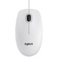 Logitech B100 Optisk Kablet Hvid Logitech B100 Optisk Kablet Hvid